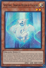 Spectral, Dragon Ruler of Flickers - ALIN-EN018 -  Ultra Rare - 1st Edition